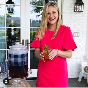 Pink Draper James shift dress